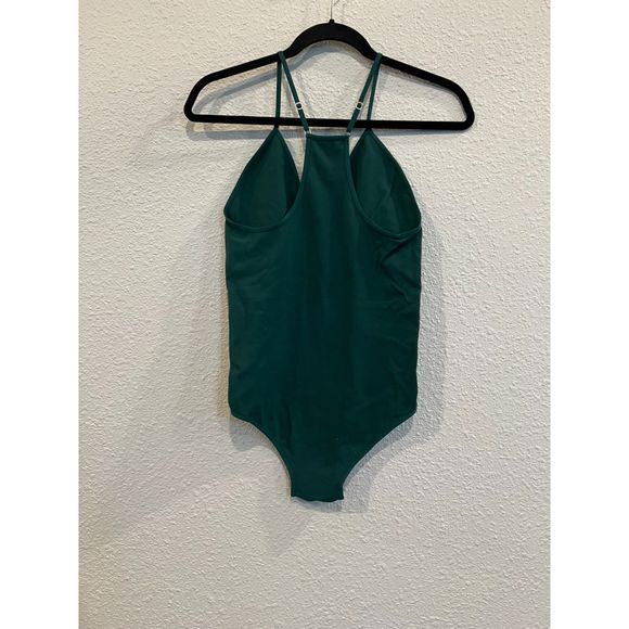 Intimately Free People Womens Move Along Bodysuit Green Sz M/L a519 - Picture 3 of 4